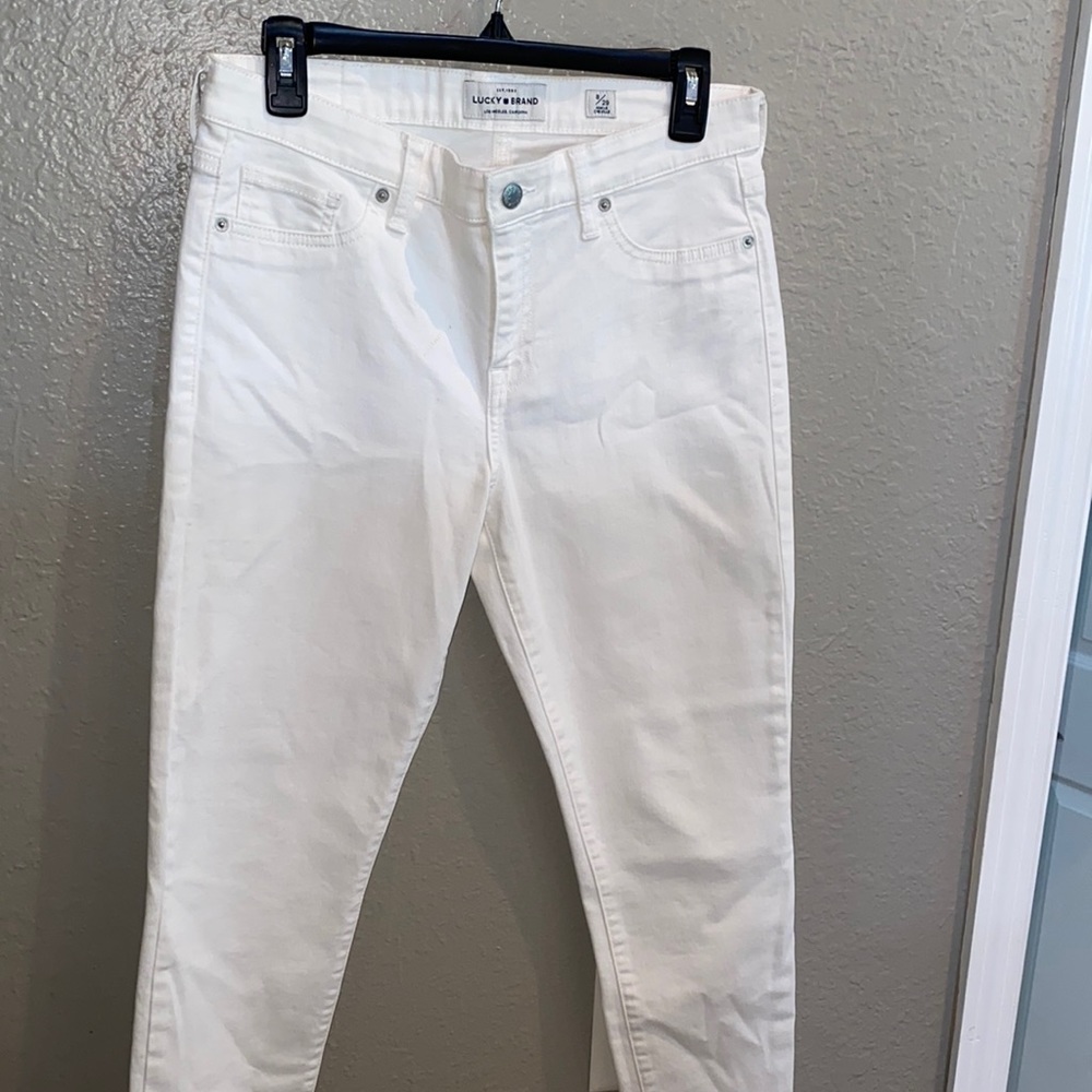 Lucky white jeans